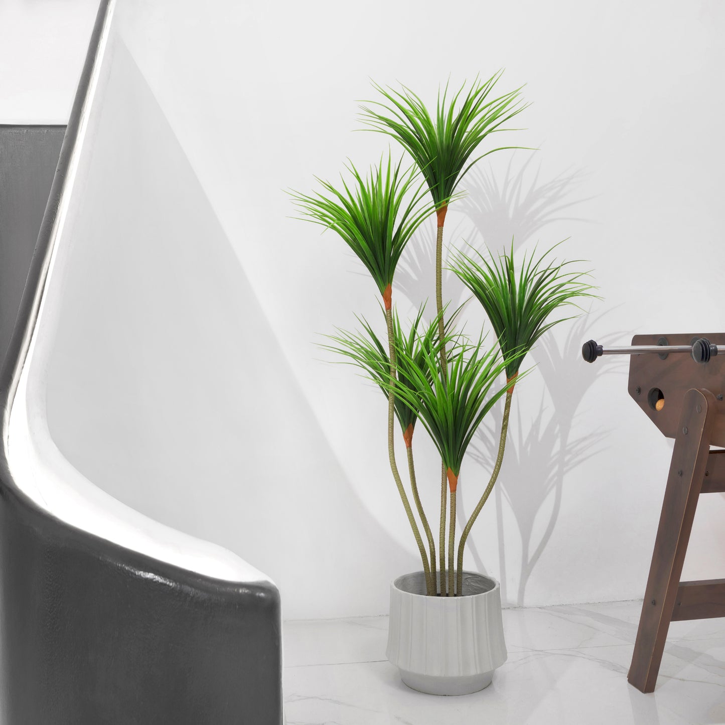 BALANBO Artificial Dracaena Plant, 6ft Faux Plants Fake Yucca Palm Trees in Pot Realistic Dragon Tree for Living Room Home Office Indoor Outdoor Decor